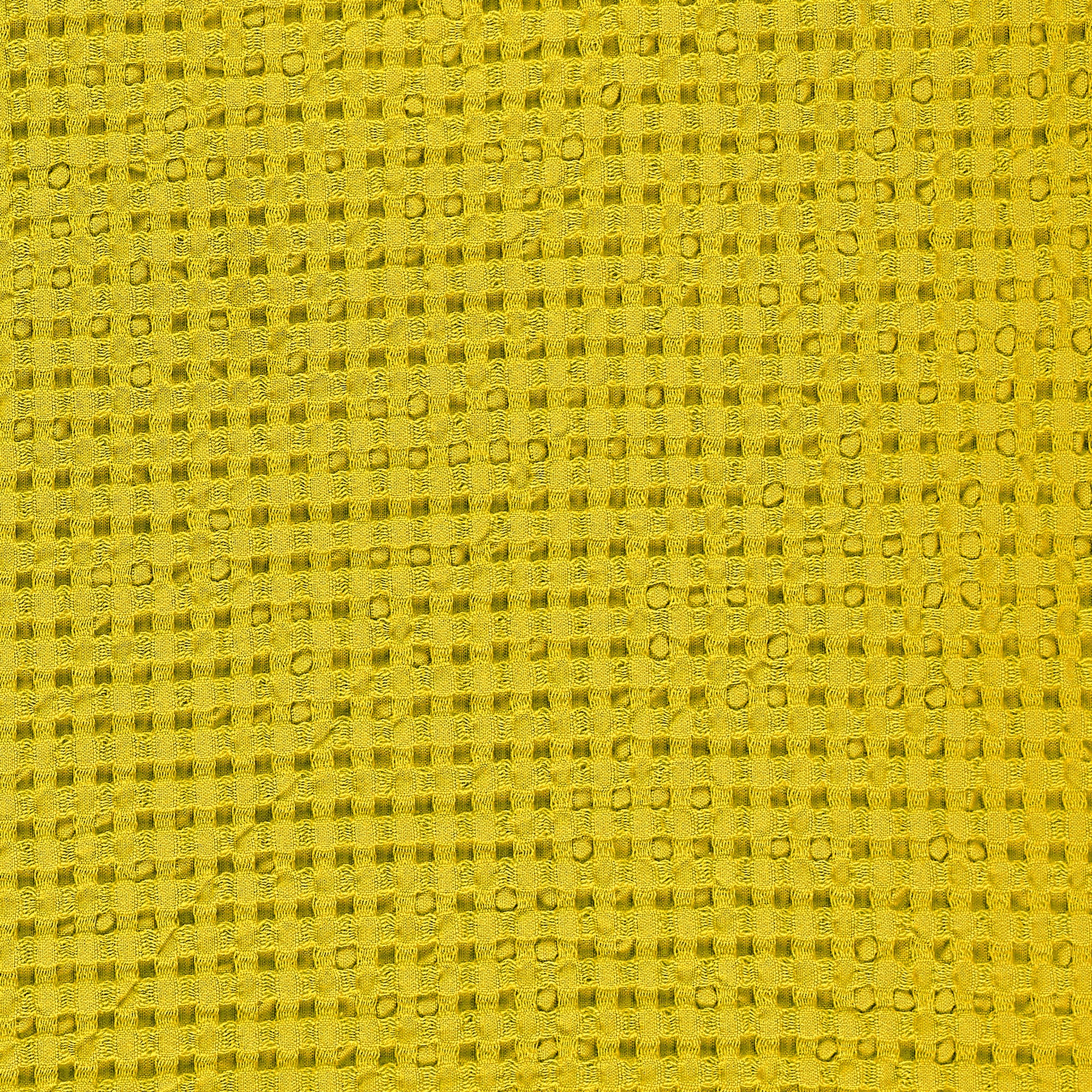 Pousada Waffle Bathroom Towels 278 By Designer Abyss Habidecor In Yuzu Yellow